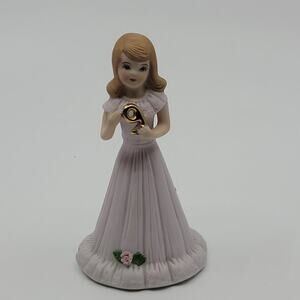 ENESCO Growing Up Birthday Girls Age 9 Dress 1982 Vintage. Pre-owned